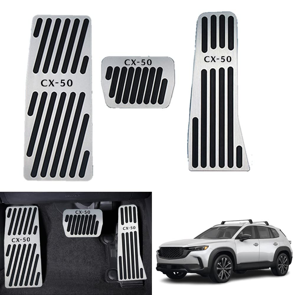ENFILY 4 Stks Auto Buitendorpel Kick Platen Protector Accessoires voor Mazda CX3 CX-3 2017-2022, Scuff Guard Drempel Welkom Pedaal Strip Cover, Styling Decoratie Stickers
