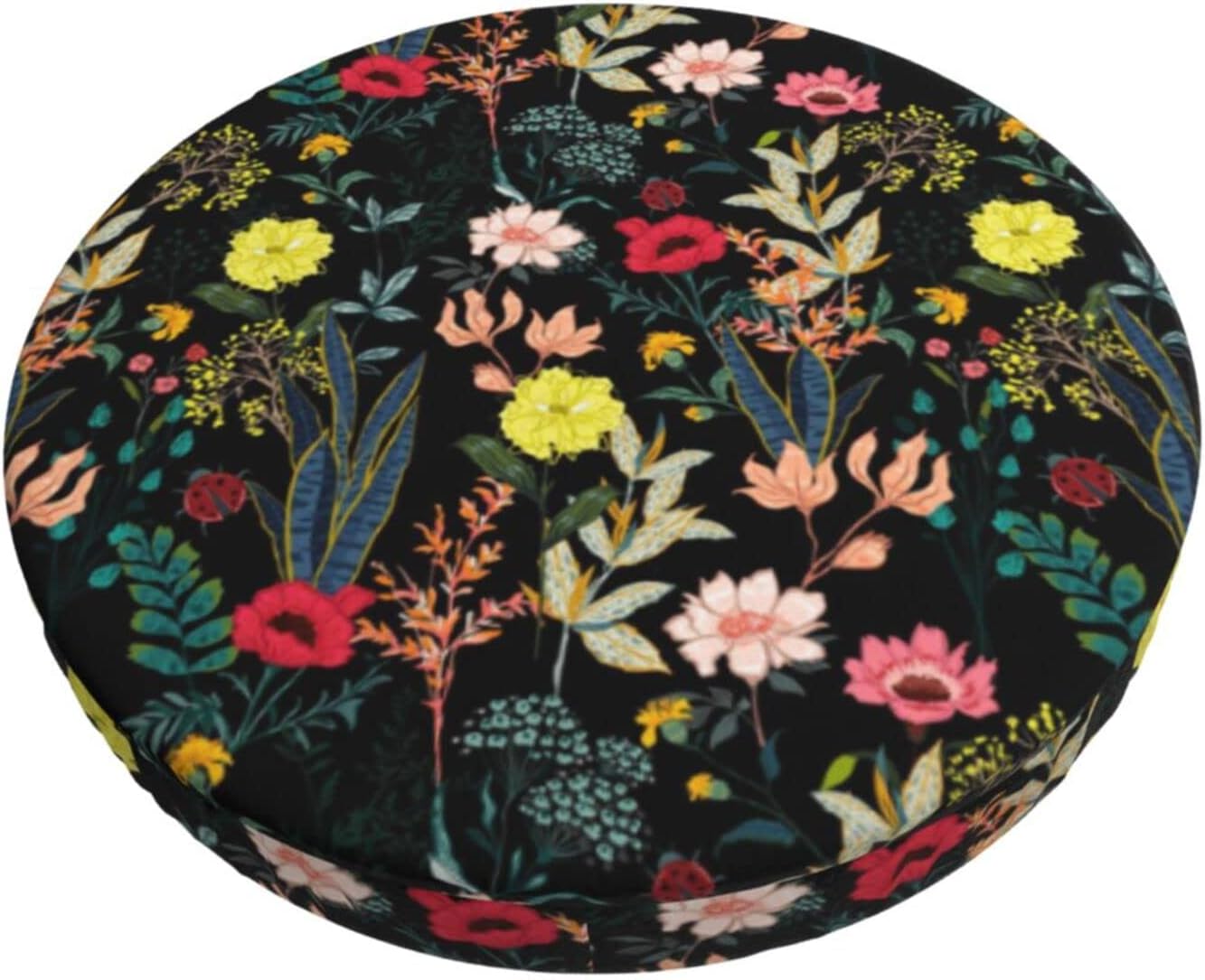 Zeraoke Round Bar Chair Cushion Cover 14 Inch, Colorful