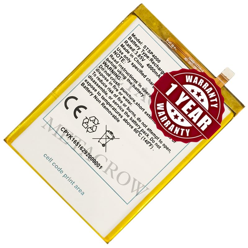 Image of Original STSP4000 Battery Compatible for Panasonic P85 - (4000mAh) - 1 Year Warranty JK1