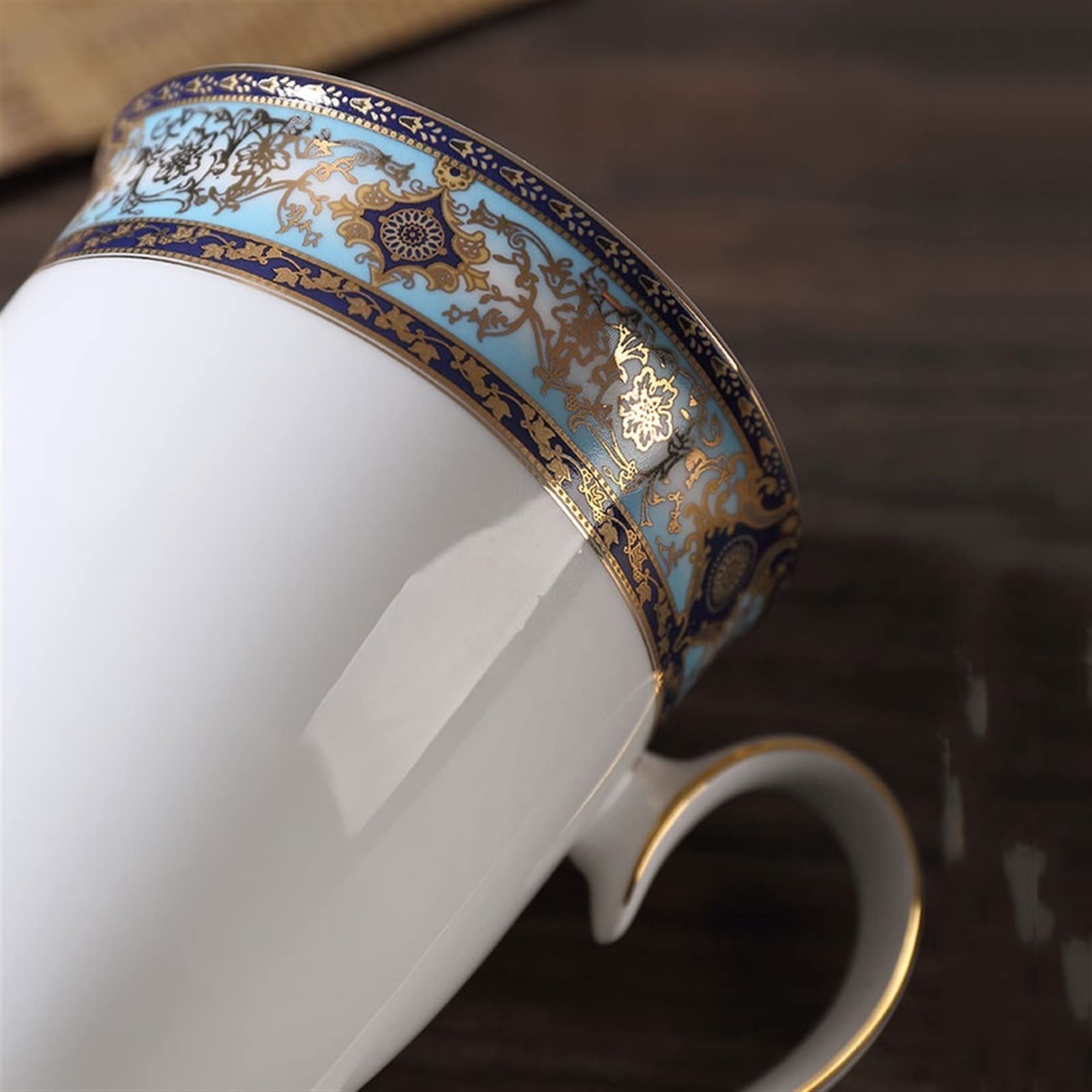 Latte Coffee 350Ml Porcelanowa Filiżanka Do Kawy Ręcznie Robiona Domowa Filiżanka Do Popołudniowej Herbaty Śniadanie Mleko Filiżanka Z Łyżeczką Zestaw Do Kawy