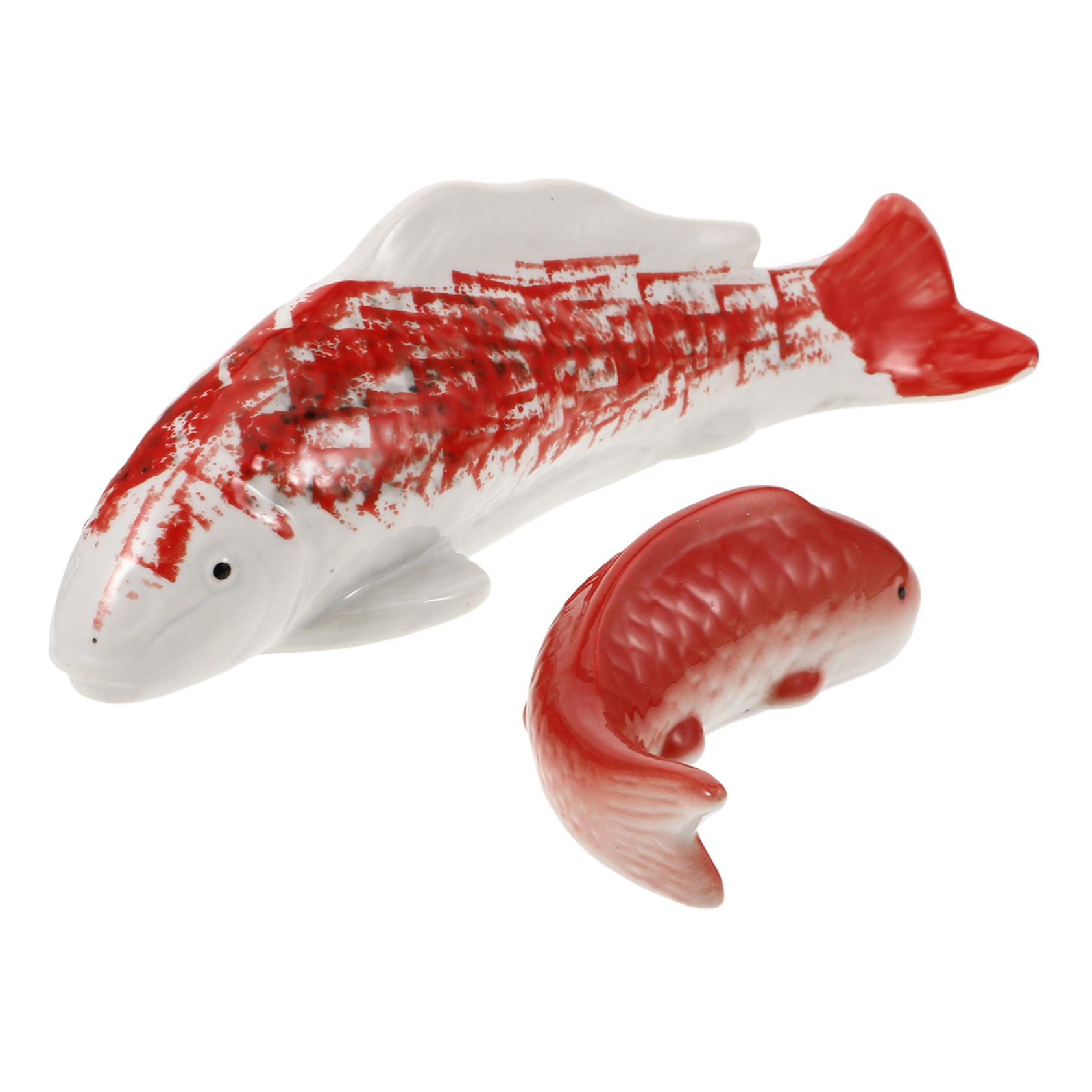 Kisangel 4stücke Keramische Fische Statue Für Aquarium Schwimmende Fischdekoration Kreative Tierfiguren Für Teiche Und Aquarien Langlebig Und Detailreich