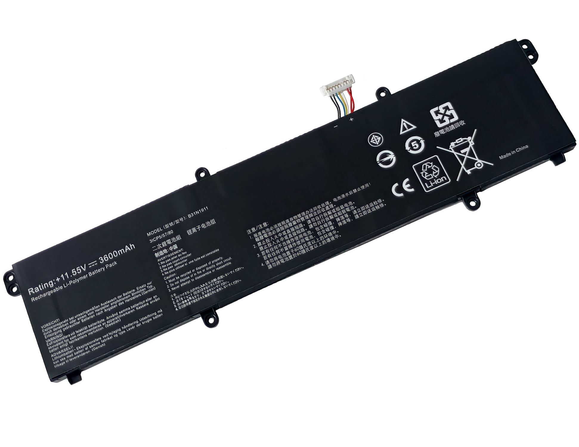 B31N1911 C31N1911 Batterie pour ASUS VivoBook Flip K413EA K413FA K413FP K413FQ S433EA S433FA TM420U TM420UA TP420UA TP470EA TP470EZ X413EA X413JA X421DA X421EA X421EP X421FF X421FQ X421JA