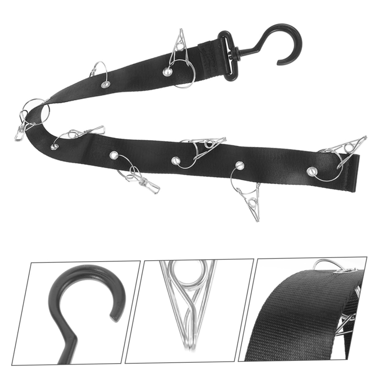 OFFSCH Hockey Gear Dryer Rack Multi-Function Portable Organizer Heavy Duty Hanging Drying Rack for Sports Equipment