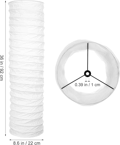 Miniatura 9 de 1 pieza de papel de estilo nórdico cubierta de luz de piso simple pantalla de repuesto para decoración para sala de estar dormitorio y estudio