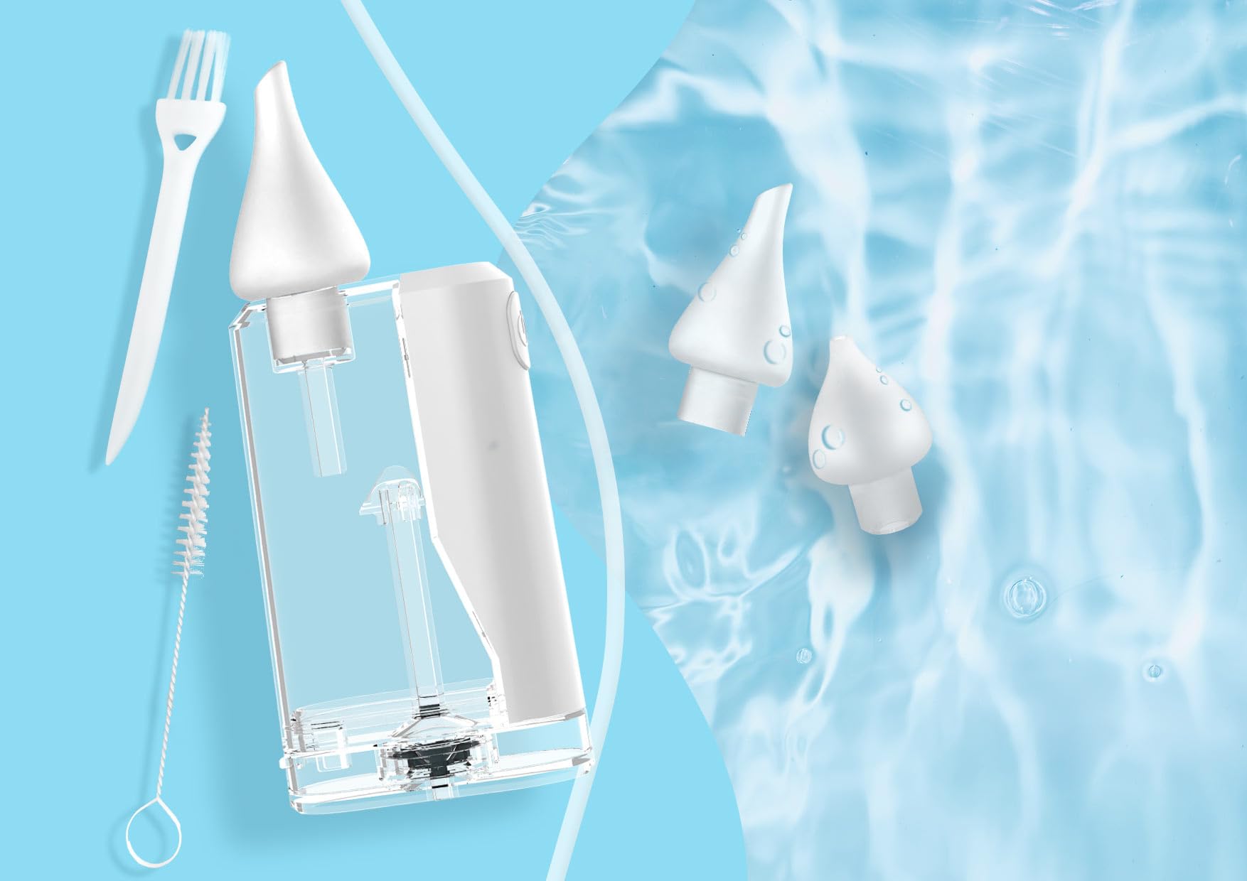 Elektrischer Nasensauger für Babys & Kinder, 60 kPa – Neno Grasso