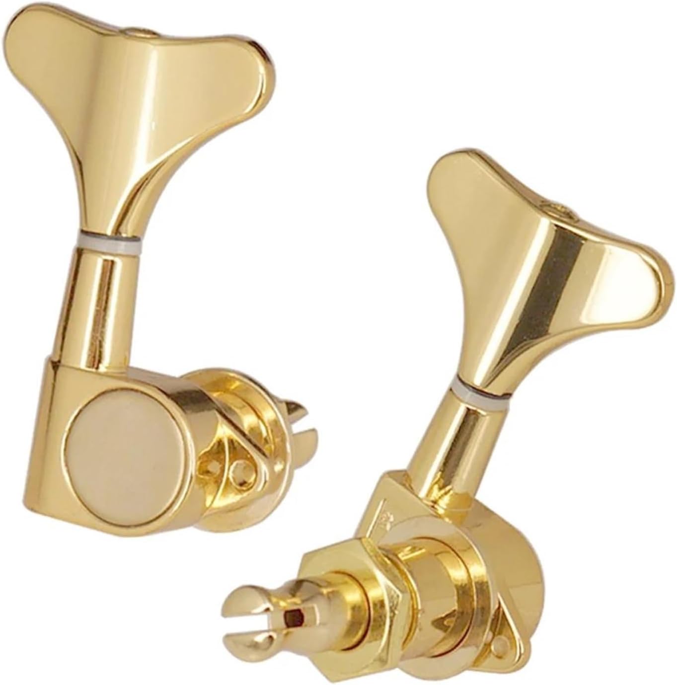 5-Pack Gold Electric Bass Replacement Closed Left And Right Tuning Pin Tuners 2L 3R String Tuning Peg Set