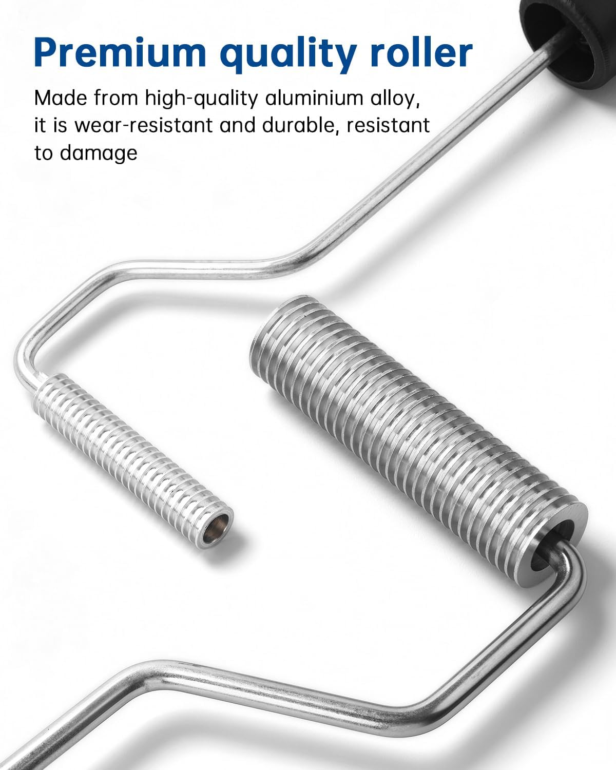 Fiberglass Roller Tools Kit, 4Pcs Bubble Paddle Tool Fiberglass Resin Laminating Roller Set for Tub Shower Bathtub Boat Repair