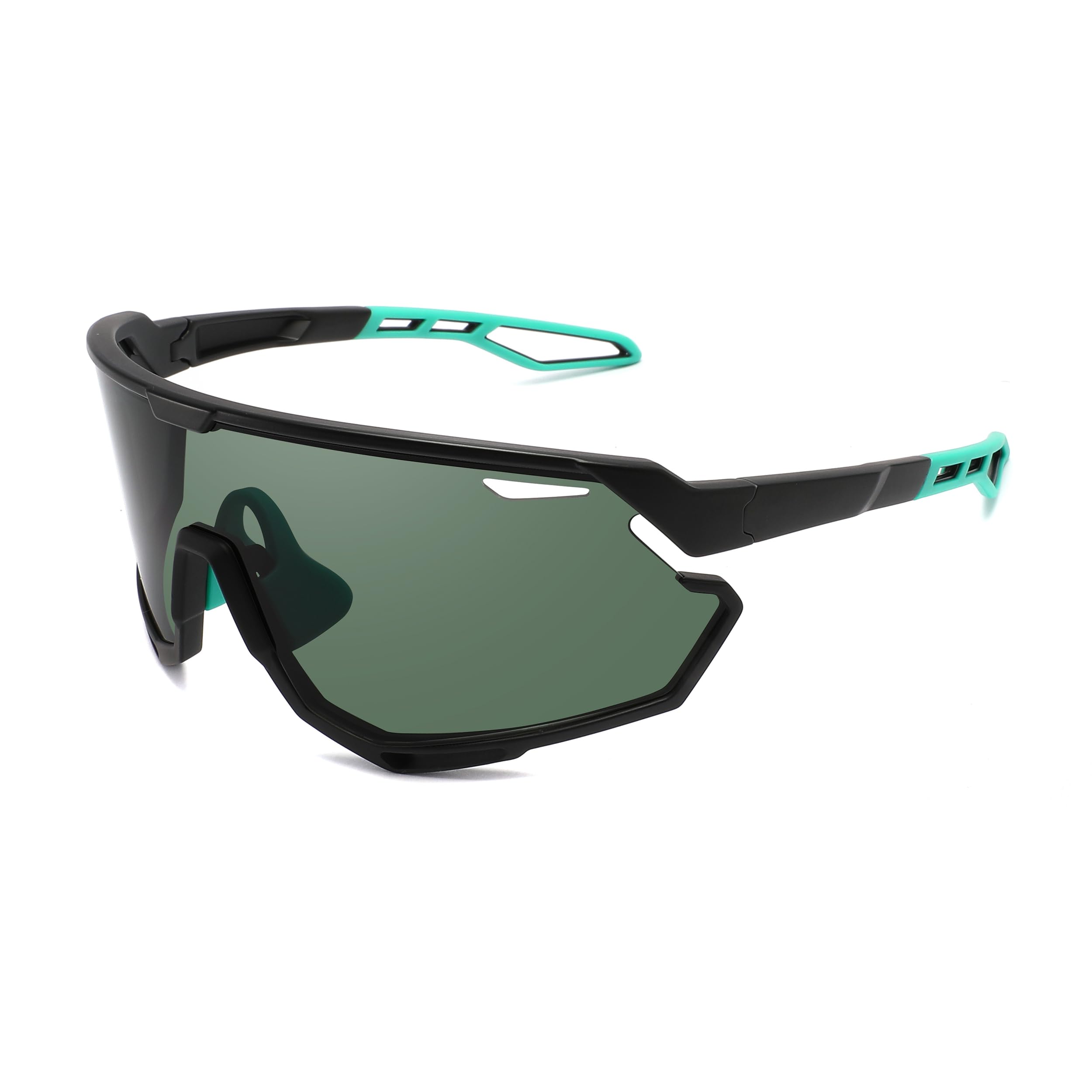 SINSPORT eyewear Occhiali da Ciclismo per Uomo Donna, Occhiali da Sole Sportivi Occhiali MTB per Bici Running Baseball Correre Anti-UV400