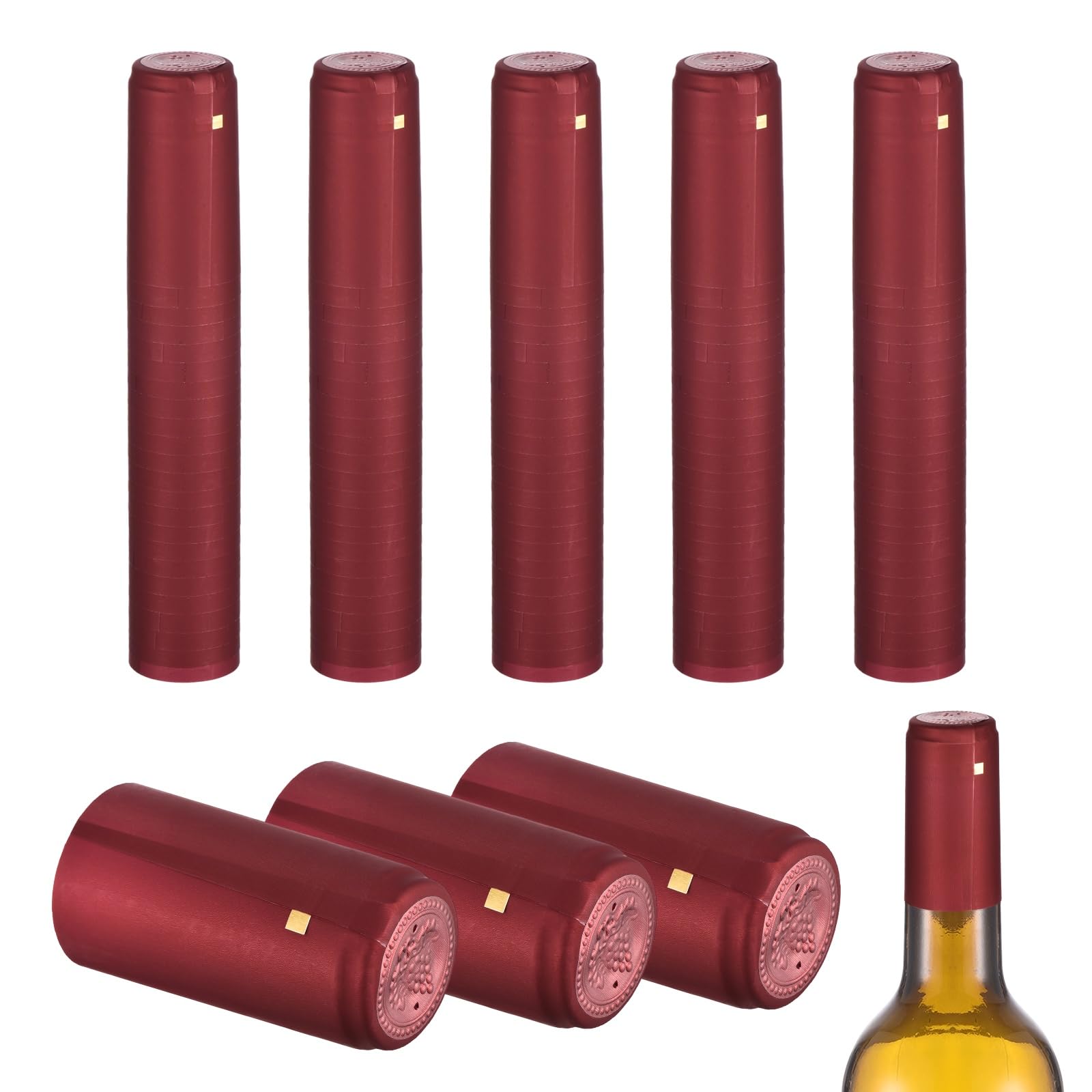 Gélules thermorétractables en PVC pour bouteilles de vin fait maison 150 u