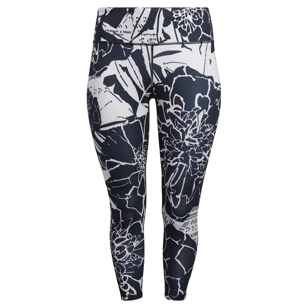 adidas Damskie rajstopy treningowe Optime Superher 7/8, Czarny, 1X