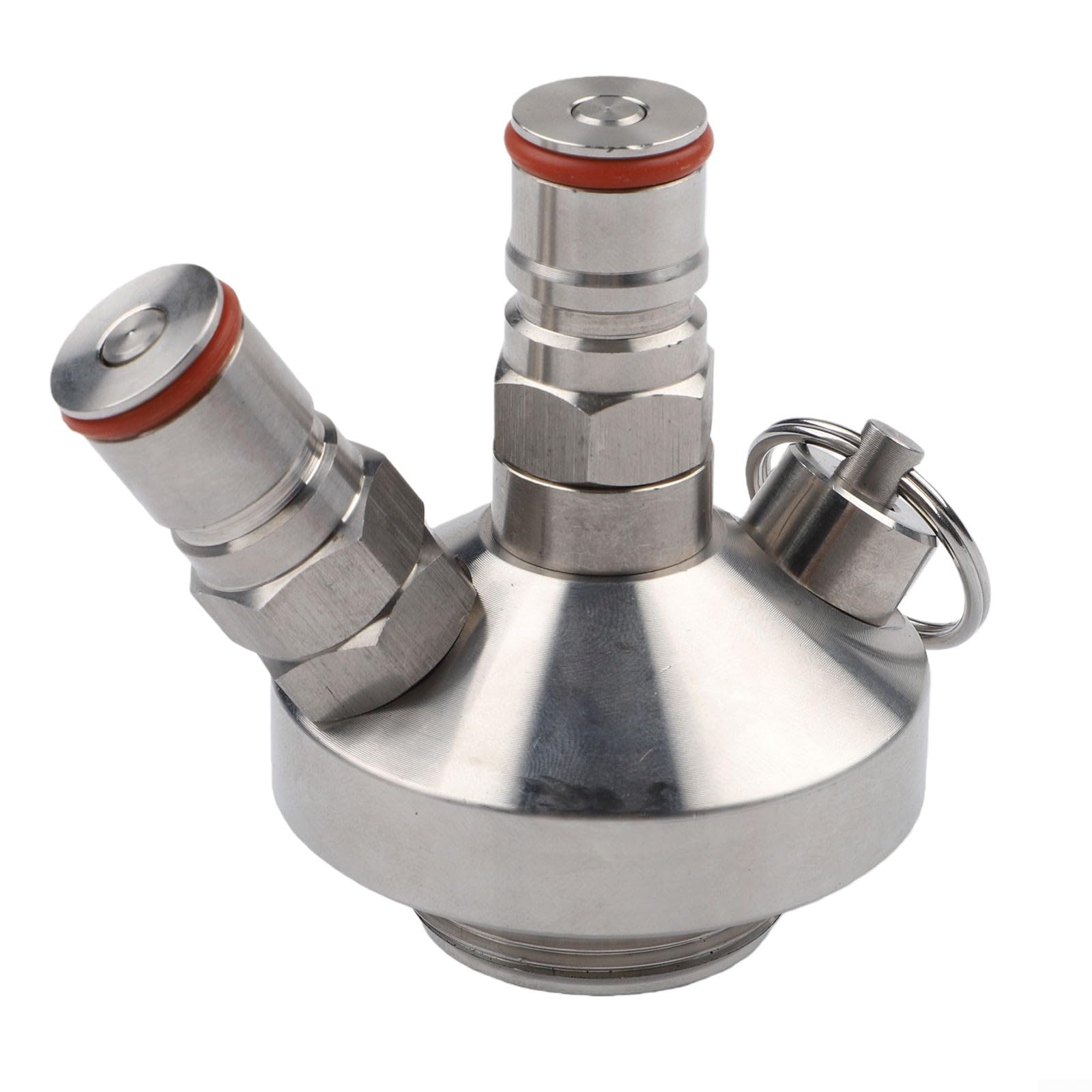 Dispensador de Cerveza para mini para acero Inoxidable Doble Bloqueo Bola para Homebrew 2L 5L 10L con Junta Estanca 60PSI