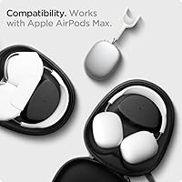 Vista 2 de Spigen Klasden - Funda de viaje diseñada para Airpods Max [compatible con funda inteligente para modo de sueño] - Gris carbón