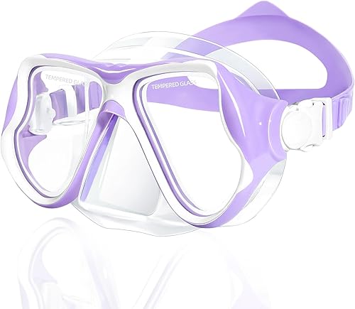 Miniatura 8 de Freela Gafas de natación con cubierta para la nariz, gafas de natación para adultos, máscara de buceo con visión clara de 180  para piscina y playa