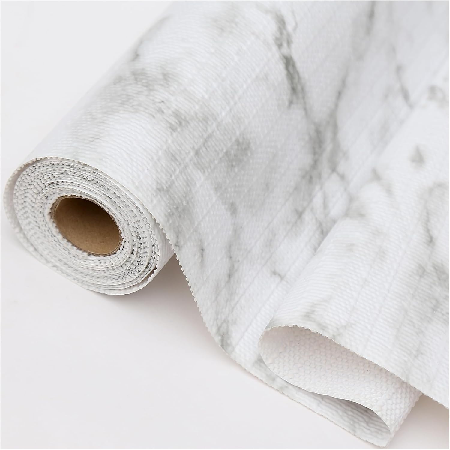 Shelf Liner for Kitchen Drawer Liners Non-Adhesive Cabinet Non Slip Drawer Liners Thick Strong Grip Waterproof Washable for Dresser Bathroom, Cupboard (B-Marble, 12 in x 10 FT)