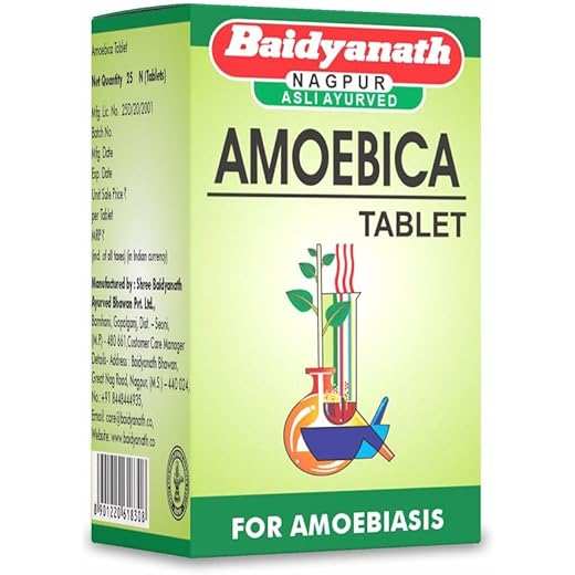 Baidyanath Amoebica Relief - 25 Tablets