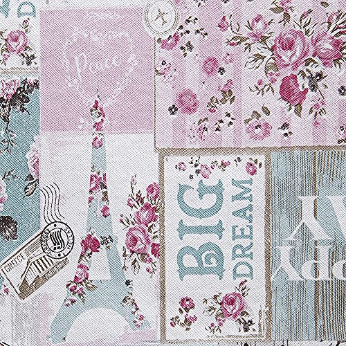 4 Jogo Americano Dreams - Flores Love Impermeável Pvc