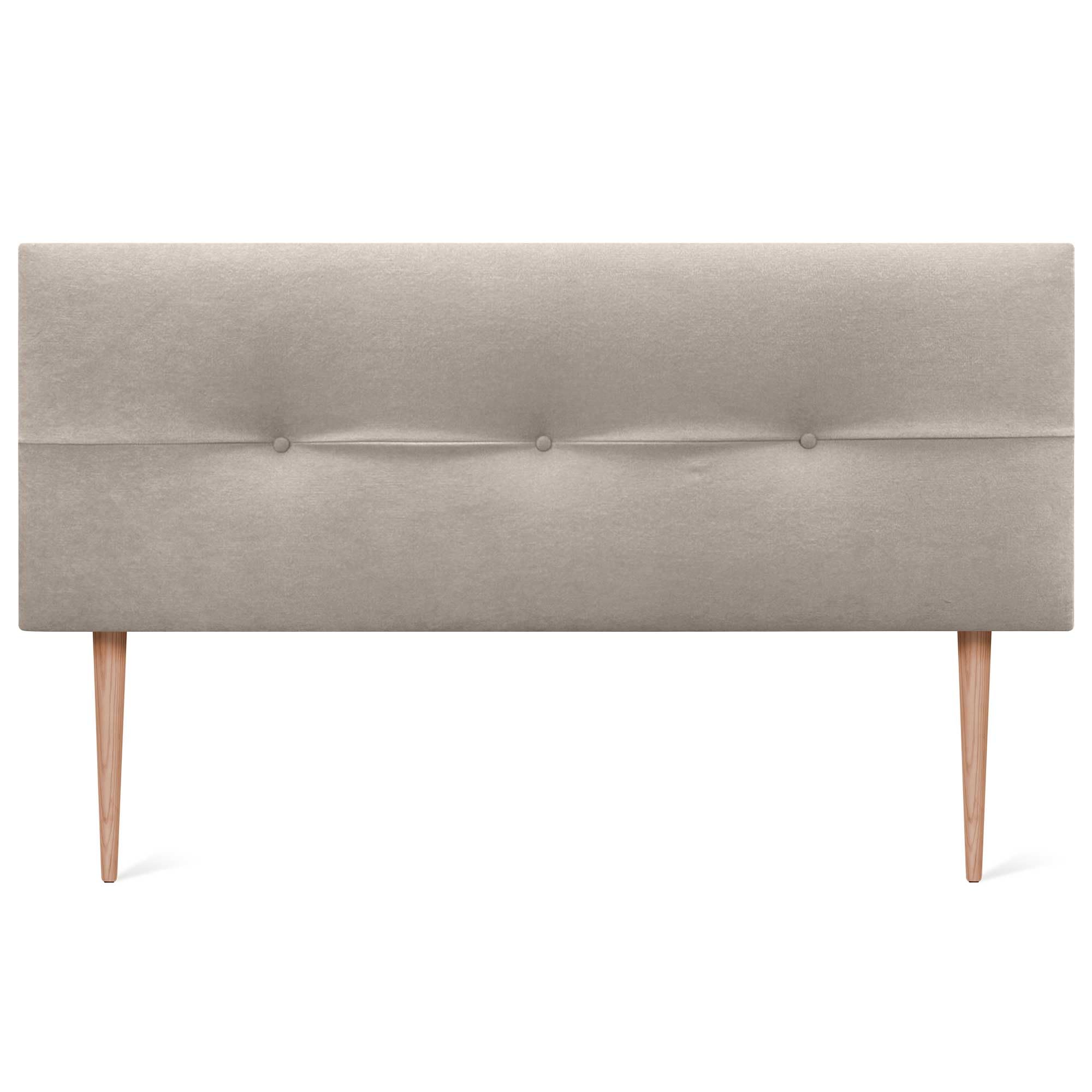 DHOME Cabecero de Polipiel o Tela AQUALINE Pro cabeceros Cabezal tapizado Cama Lujo (Tela Beige, 150x105cm con Patas (Camas 150/160))