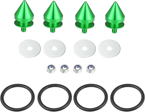 Miniatura 10 de X AUTOHAUX Juego de 4 sujetadores de parachoques universales de liberación rápida para parachoques delantero y trasero, color rojo Rojo -,Tono