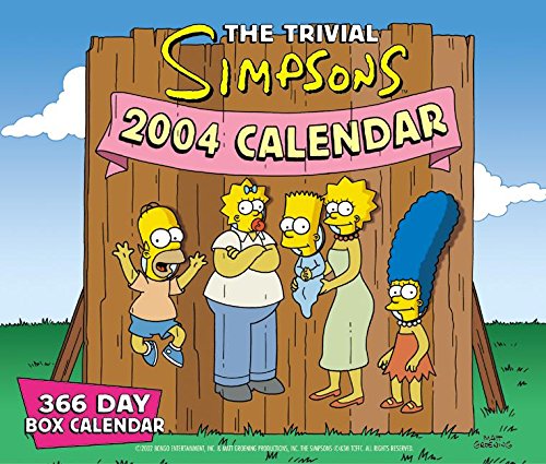The Trivial Simpsons 2004 366-Day Box Calendar The Trivial Simpsons 2004 366-Day Box Calendar