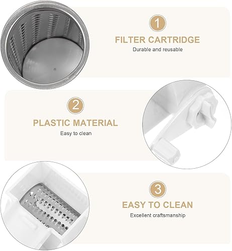 Miniatura 7 de DOITOOL Rotary Manual Cheese Grater Handheld Kitchen Stainless Steel Shredder for Hard Cheese Chocolate Easy to Clean Dishwasher Safe Ergonomic