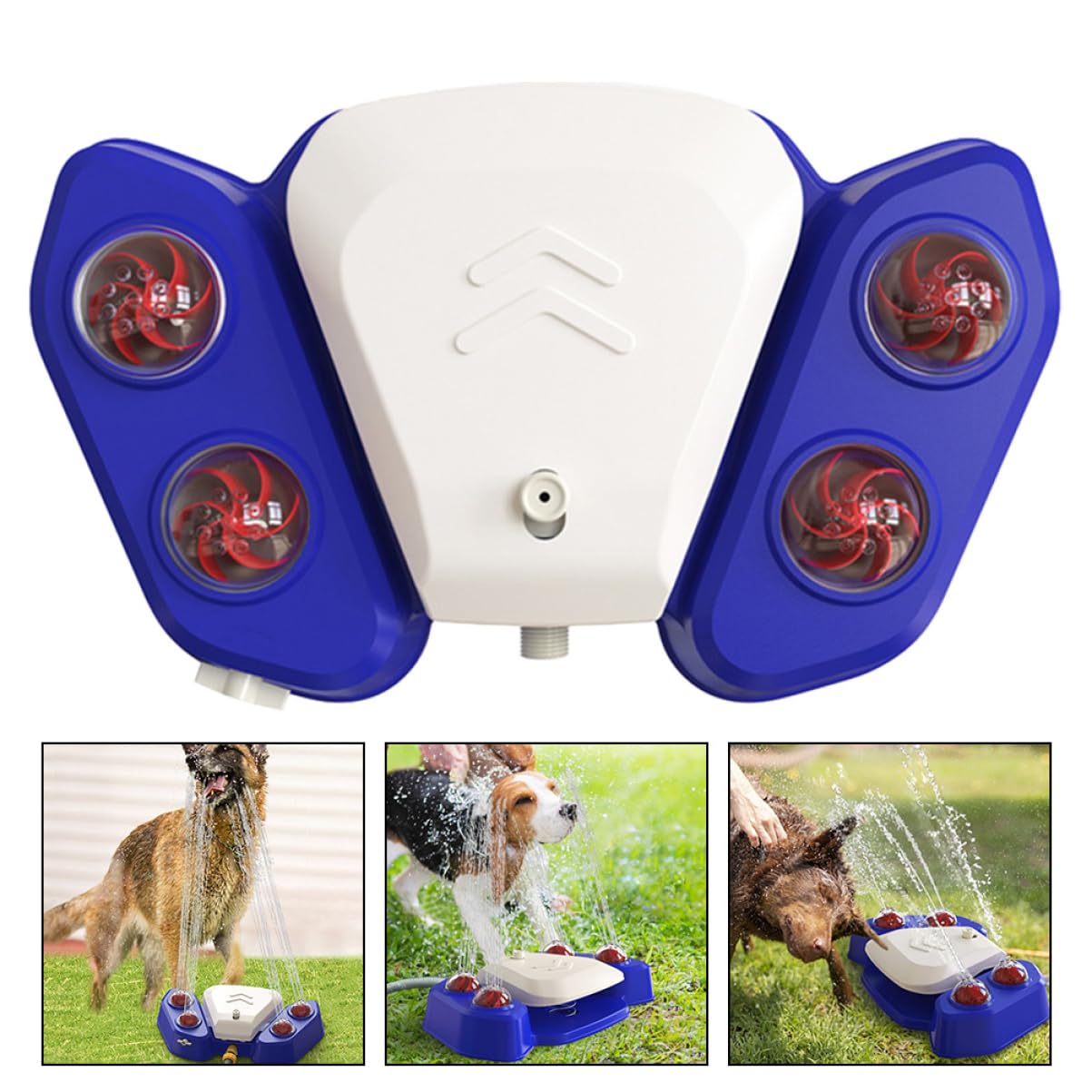 minkissy Bebedero Perro Automático Rociador De Agua Juguete De para Mascotas
