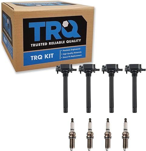 Miniatura 80 de TRQ Kit de bobina de encendido y bujía Iridium 12 piezas compatible con Ford Explorer 2020-2021 Police Interceptor Utility Lincoln Aviator con V6