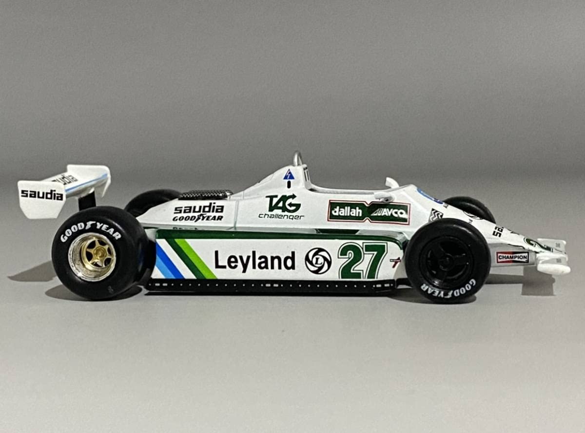 Amazon | 1/43 Williams FW07B 1980 Alan Jones #27 TAG Leyland
