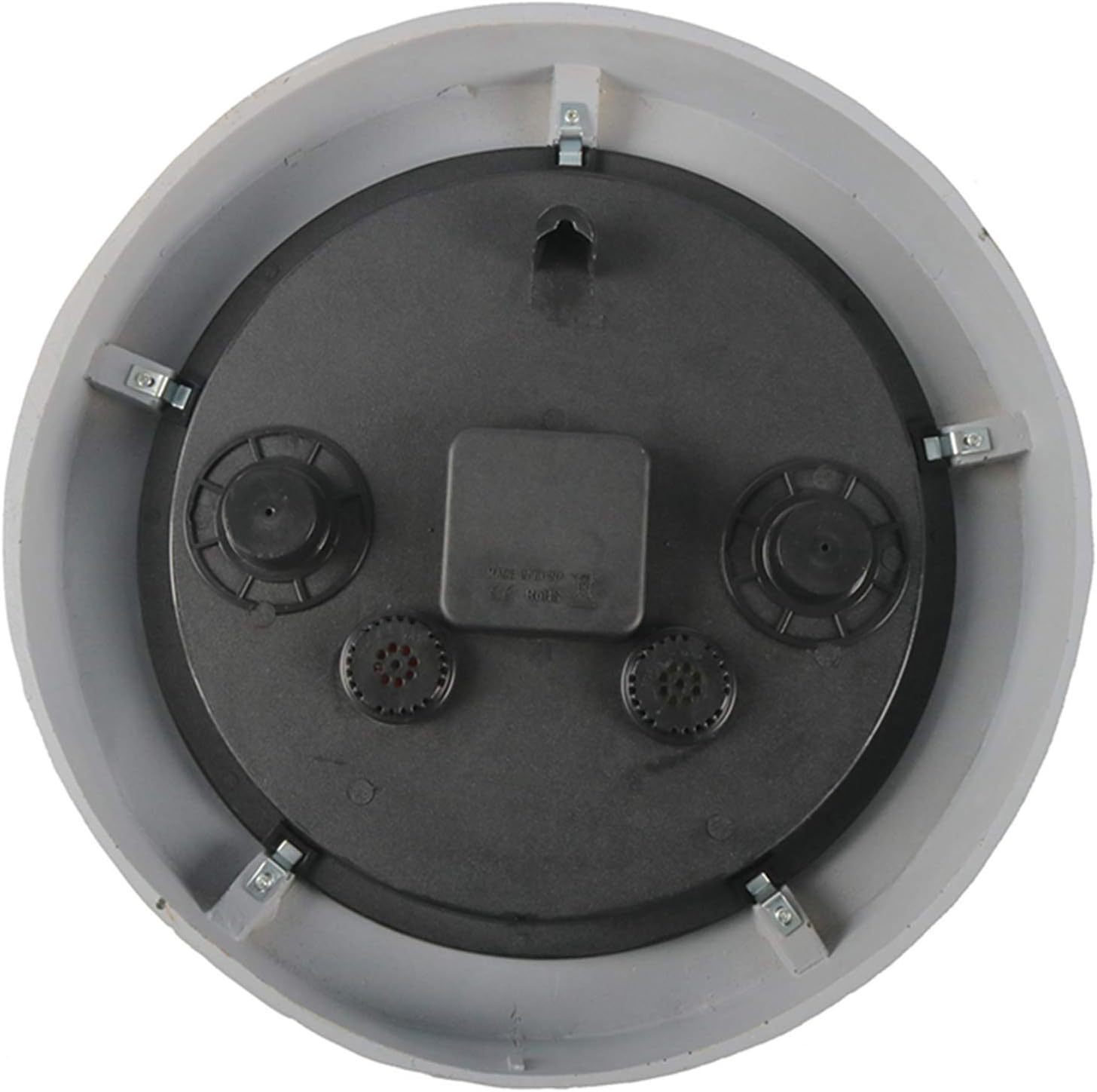 Outdoor Garden Wall Clock, 14 Inch Resin Thermometer and Hygrometer Waterproof Garden Clock with Waterproof Ring and Waterproof Cover Waterproof Outdoor Clock Indoor Outdoor Decora