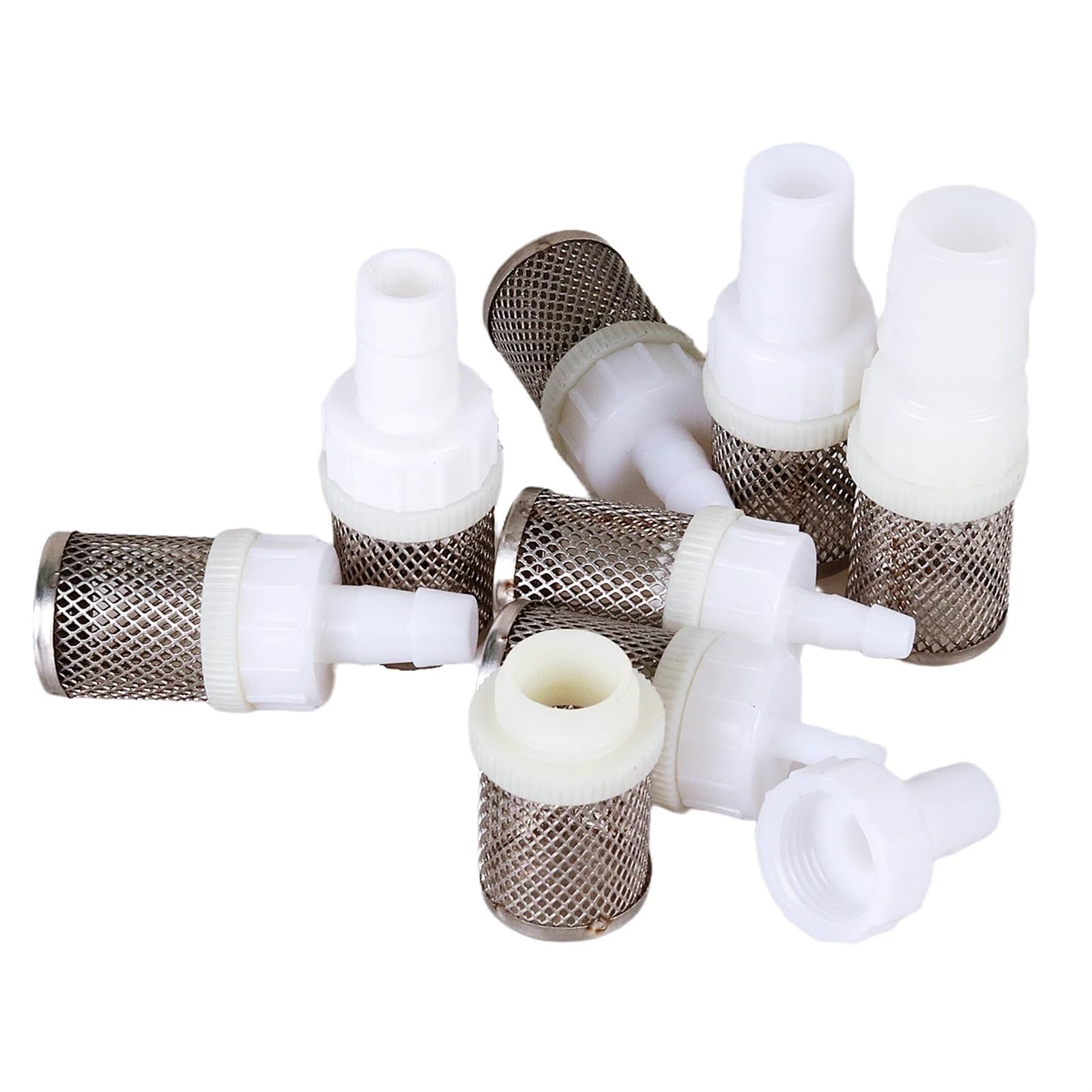 Filtre de Tuyau en Acier Inoxydable, 4 6 8 10 12 14 16 20mm, Protection de la Pompe à Eau d'aquarium, Irrigation Goutte-à-Goutte, Eau agricole, Filtre à Mailles(4mm)