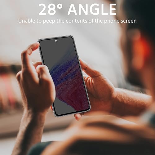 Miniatura 2 de Paquete de 3 protectores de pantalla de privacidad para Pixel 6 [vidrio templado antiespía], Ultra HD, antiarañazos, sin burbujas, vidrio protector