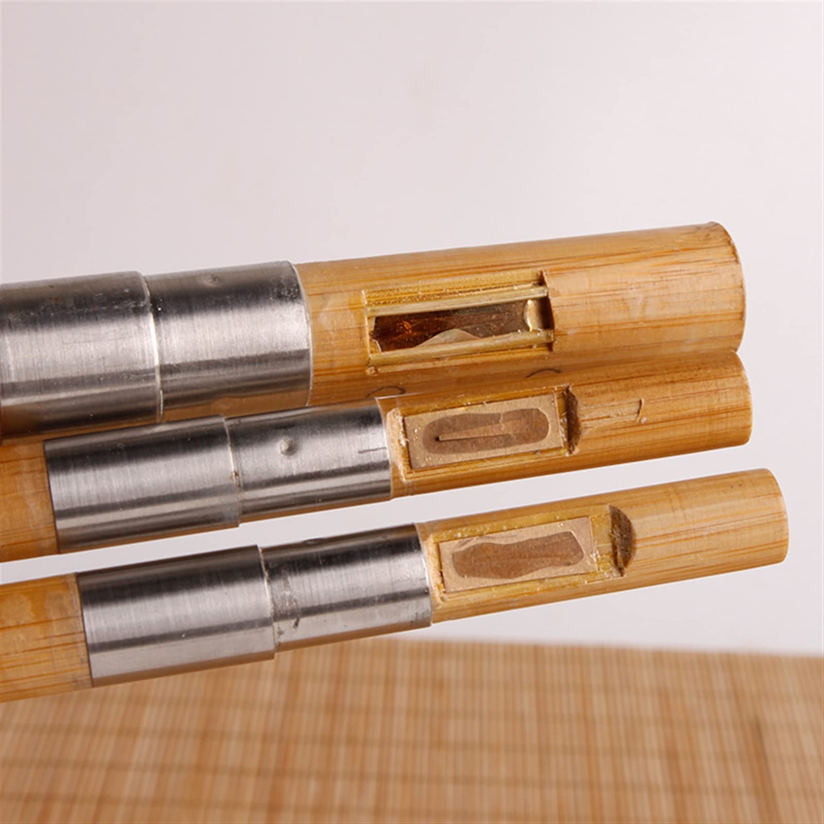 FLFL Gourd-Flöten-Instrument Hulusi C/BB Key Instrument Bambusflöte Handgefertigt