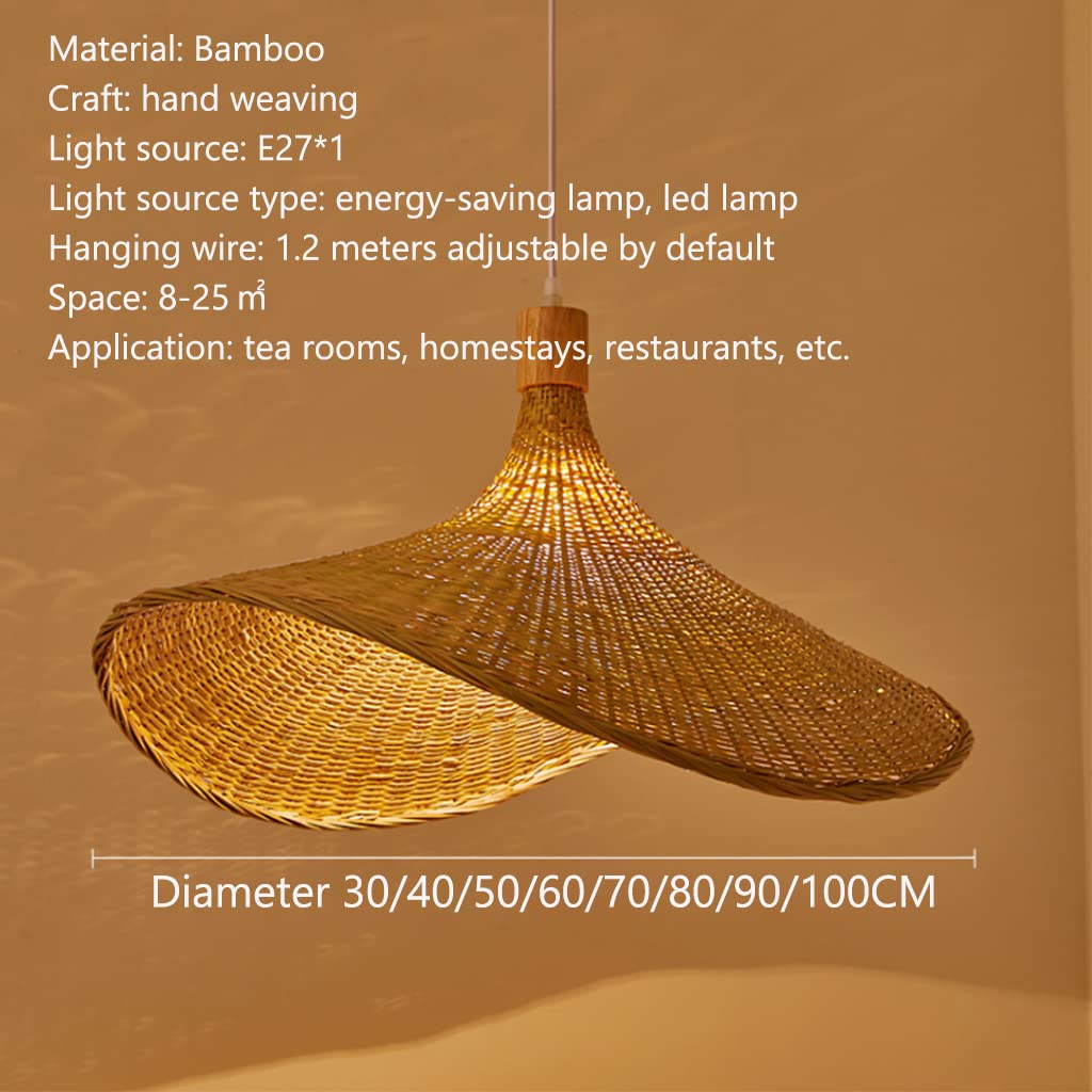 COCOL Plafonnier Rétro Tissé À La Main Plafonnier Pays Plafonnier