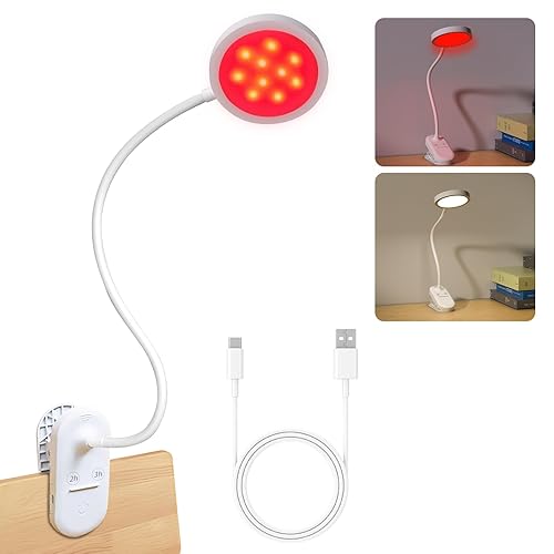 Red Light Therapy Lamp - Dual Mode Desklamp, 625nm Sleep