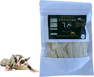 Big Stick Premium Fish Snack for Sugar Glider and Small Exotic Pet - Made from Real Fish - Hamster, Squirrel, Chinchillas, Marmoset - Favorite Treats, Snacks and Food (40g)