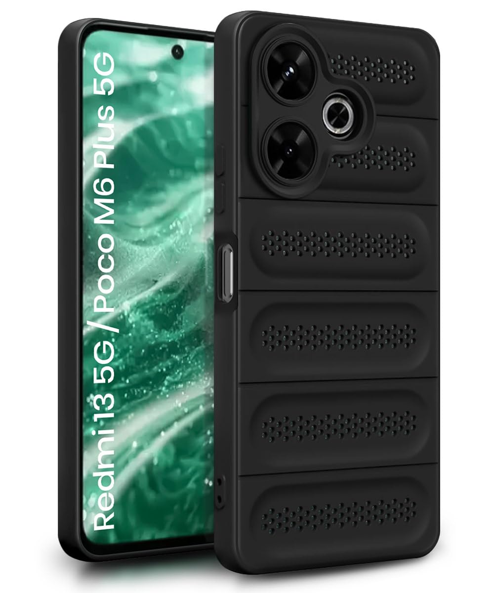 WOW Imagine Silicone Case for Mi Redmi 13 5G Black - Image 1