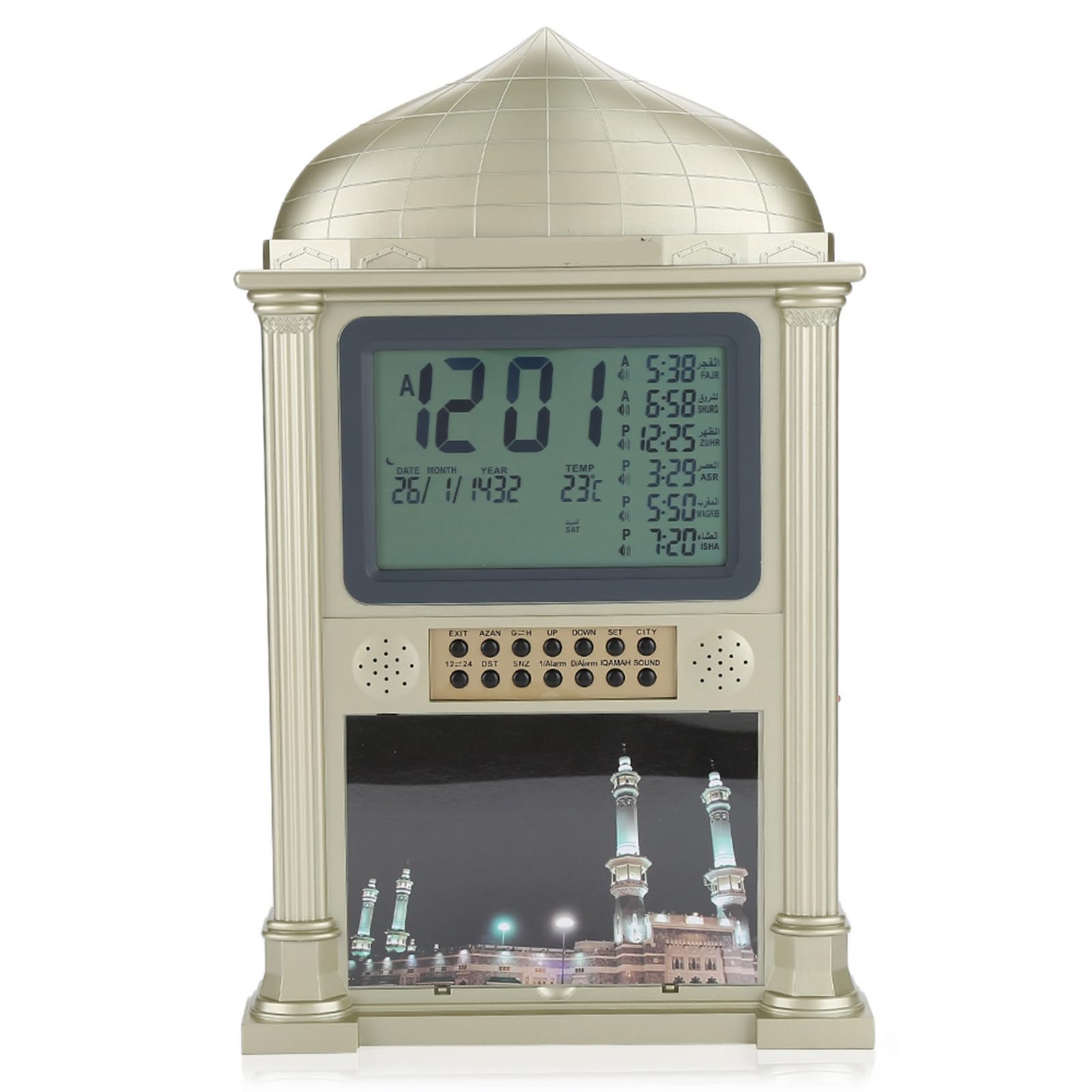 Reloj Despertador Digital con Pantalla LED, indicador de Hora Brillante para Uso en Dormitorio, hogar u Oficina (1 Unidad)
