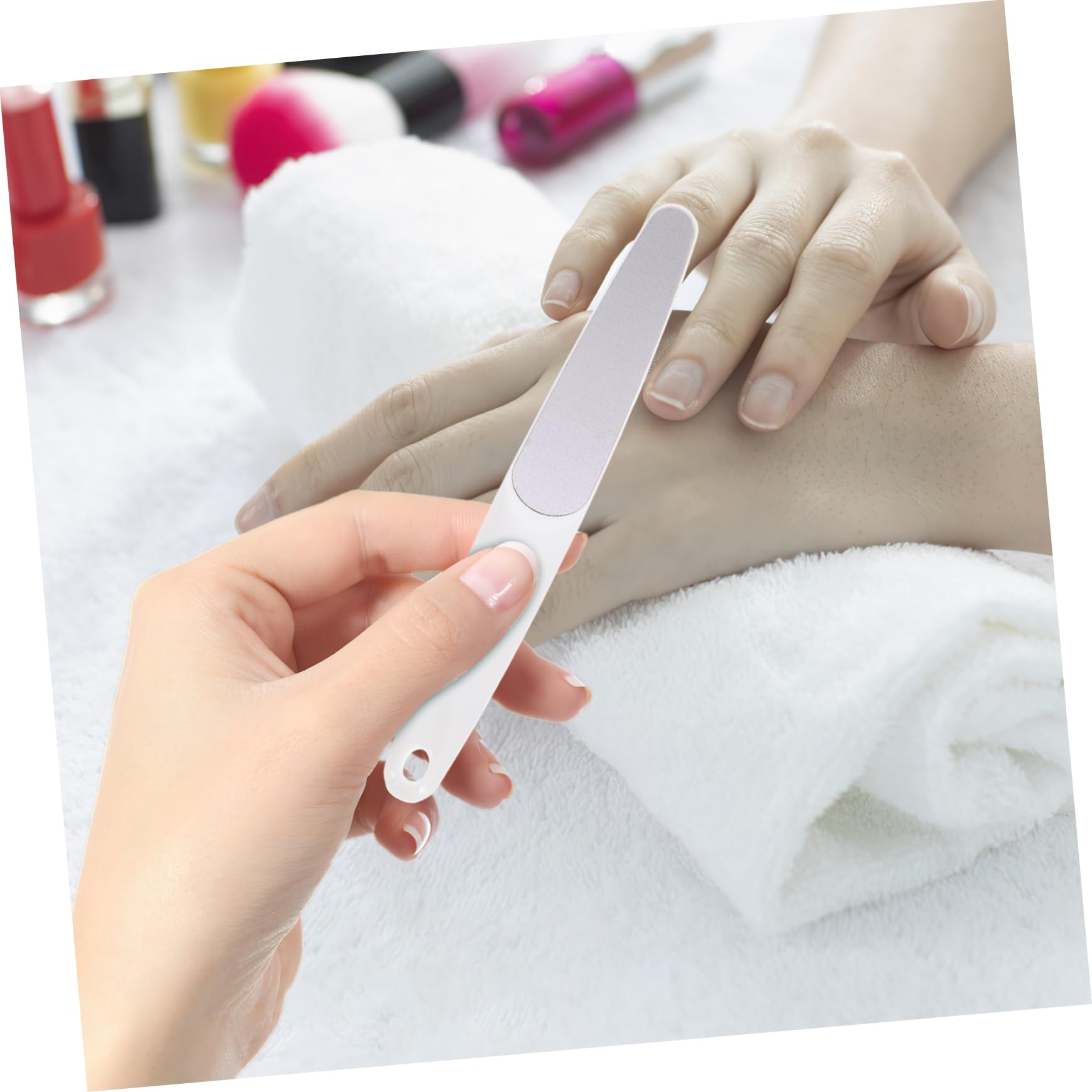 Healeved Set Di 3 Lime Per Unghie Lucidatura Unghie Strumenti Per Nail Art Materiale Robusto Per Manicure E 4 Pezzi * 3