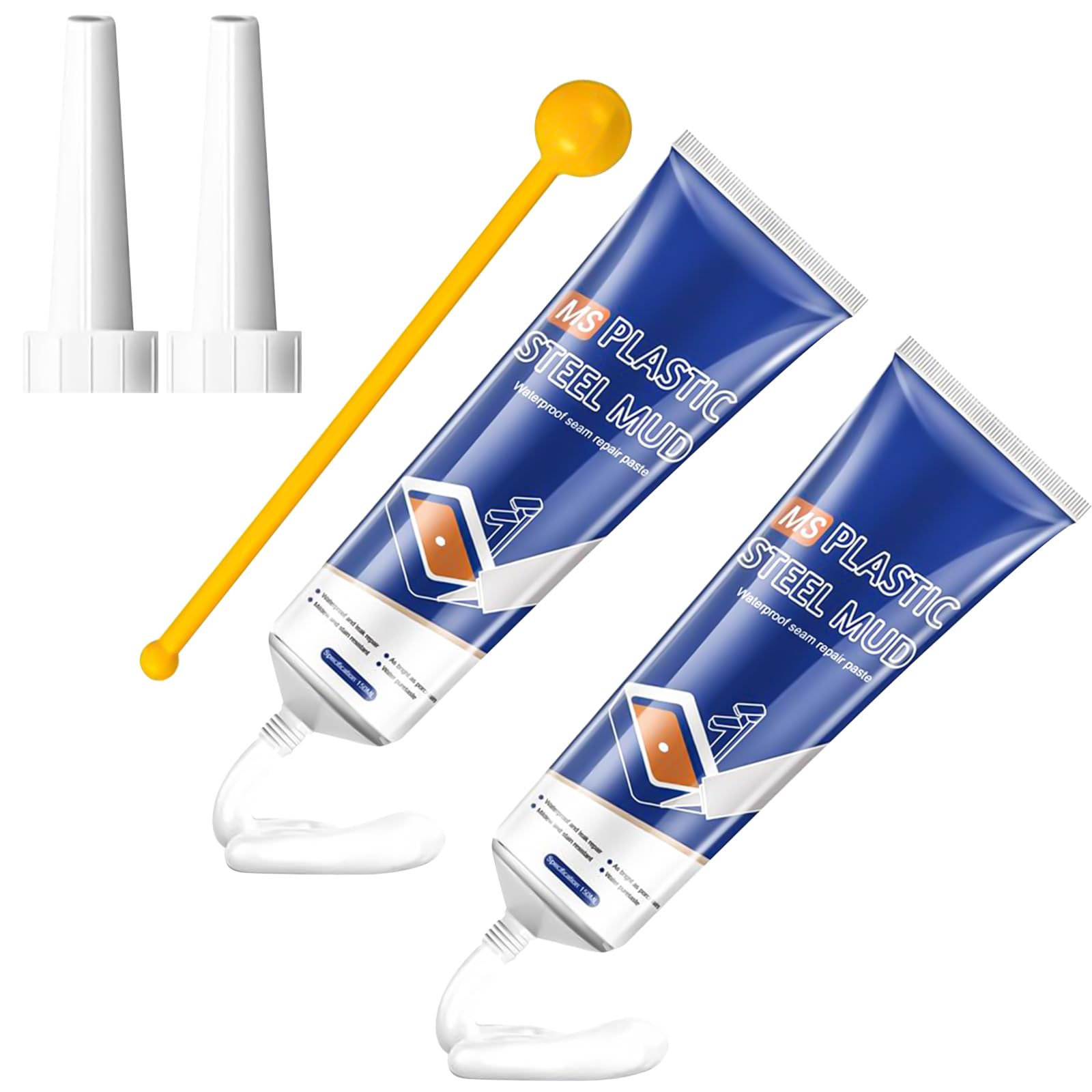 Sigillante Impermeabile Bianco, Silicone Bianco Per Bagno Antimuffa, Silicone Alimentare Per Proteggere da Insetti e Umidità, Silicone Sigillante Impermeabile per Cucina, Bagno, Lavandino