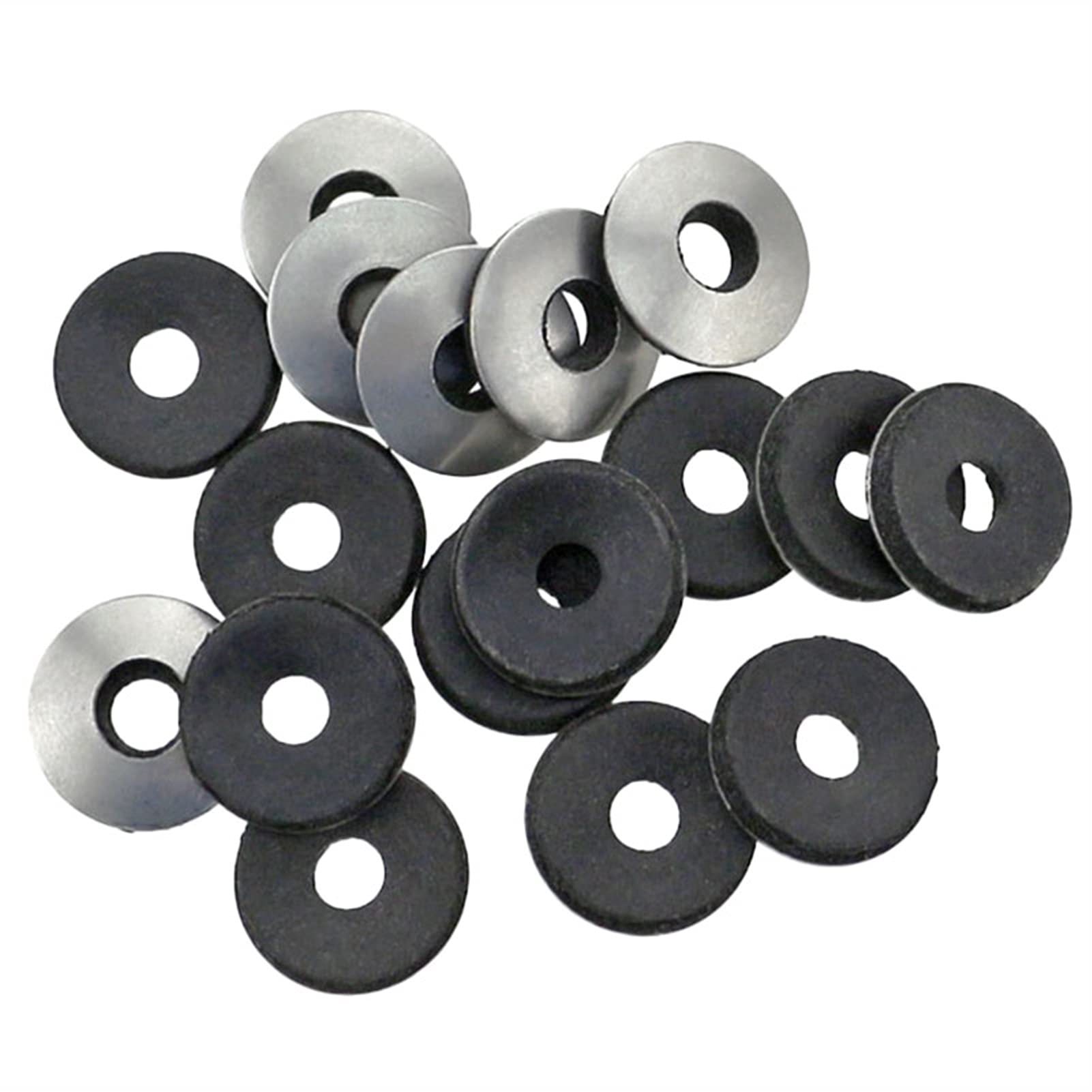 Zkenshan-Arandela Plana M4.2 M4.8 M5.5 M6.3 M8 M10 304 Lavadora a prueba de agua de acero inoxidable Anti resbalón Lavadora Taladro Tallo Auto Toque Junta de Tornillo, buena resistencia al desgaste