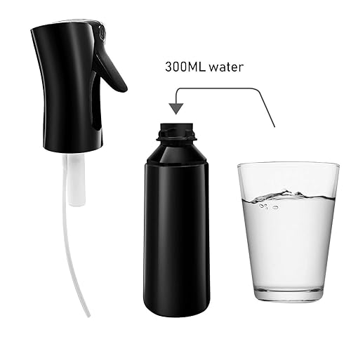 Miniatura 5 de Botella en aerosol botella de spray para el cabello 101fl oz pulverizador continuo para el cabello Fine Mister botella de spray de niebla rizada