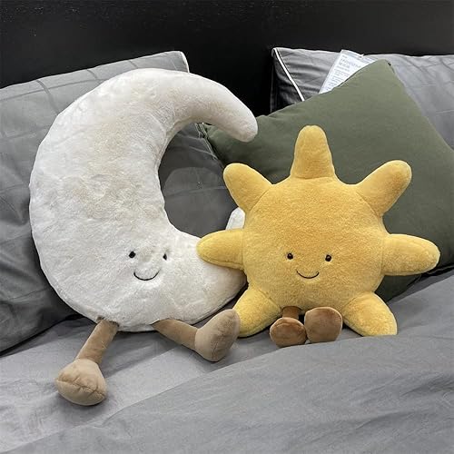 Miniatura 2 de JOSON Juguetes de peluche en forma de sol, almohadas suaves para sofá de noche, utilizados para decoración del hogar como regalo de cumpleaños para