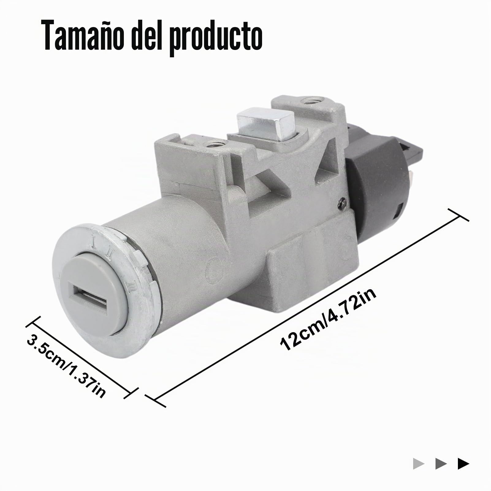 Cilindro Bloqueo Encendido para Daewoo Matiz 93741068 llave con bombin del daewoo Cerradura Encendido Bloqueo de Volante y Arranque Cerradura de Encendido