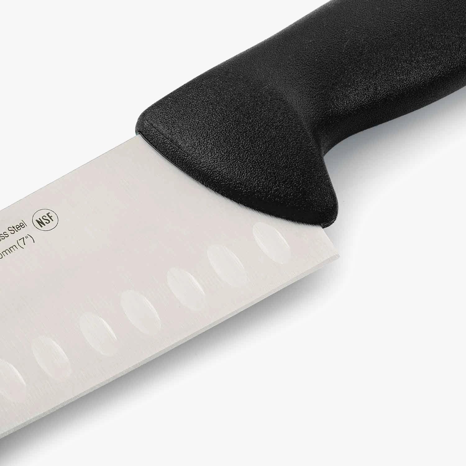 Arcos Seria 2900, nóż Santoku z trzpieniem, ostrze ze stali nierdzewnej 180 mm Nitrum, czarny uchwyt z polipropylenu