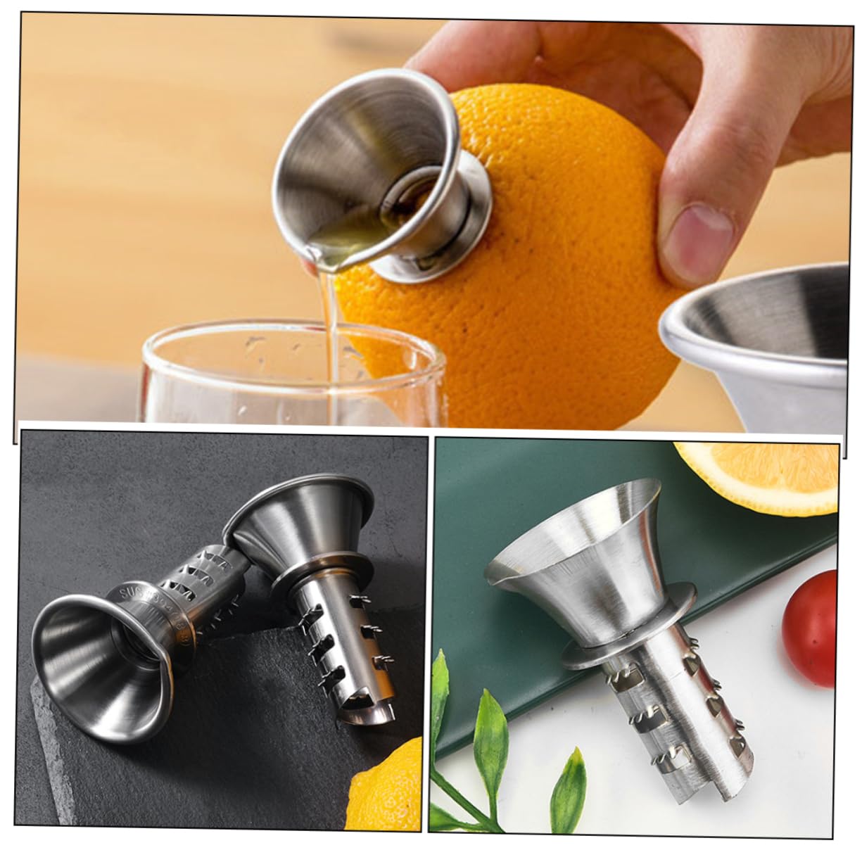 Cabilock Exprimidor De Limón De 10 Piezas Exprimidor De Cítricos Exprimidor De Acero Inoxidable Exprimidor De Frutas Manual Exprimidor De Frutas Para El Hogar Exprimidor De Frutas Creativo