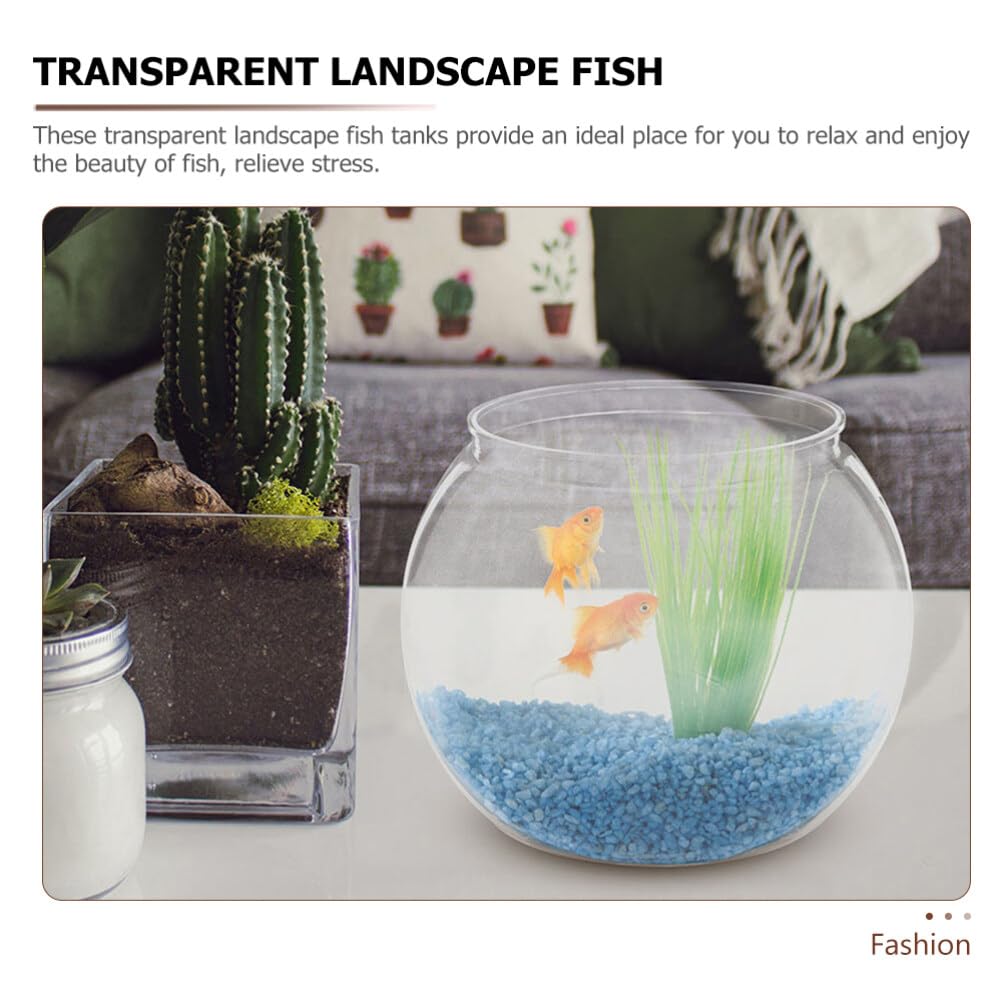 Amazon | PRETYZOOM 2個7プラスチック7魚7ボウル7ラウンド7