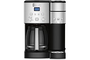 Cuisinart Coffee Maker: Single Serve and Full Pot Versatility