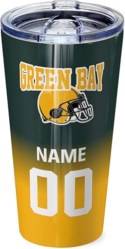 Miniatura 108 de OAOANS Taza de café de acero inoxidable personalizada con tapa sellada, regalo de ventilador aislado mantiene las bebidas frías y calientes. Diseño