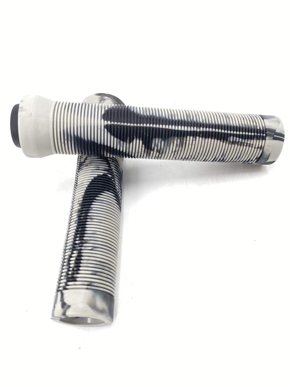 Poignées de scooter de cascade durables grip caoutchouc 150 mm marron guidon freestyle trottinette