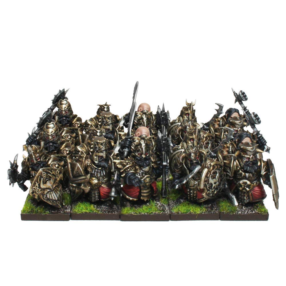 Kings of War Abyssal Dwarf Blacksouls Regiment 2020