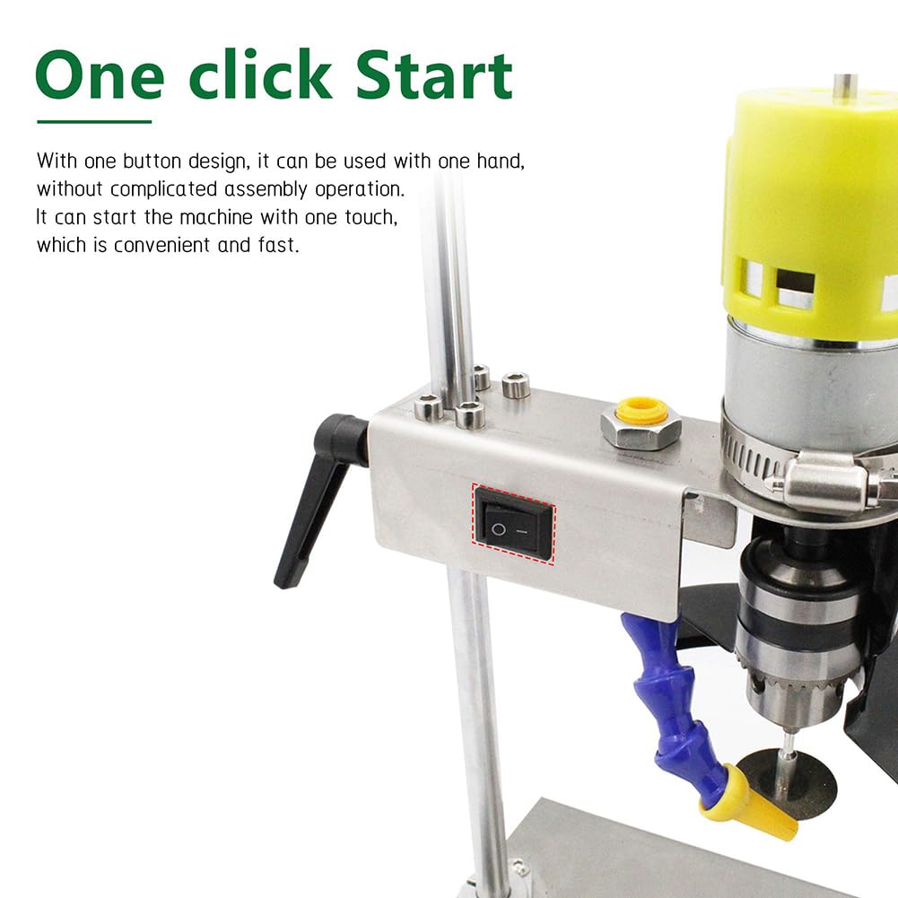 Cortador eléctrico de botellas de vidrio, 6000 rpm, kit de corte de vidrio con accesorios completos para manualidades y reciclaje